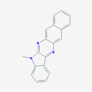 molecular formula C19H13N3 B5617448 5-methyl-5H-benzo[g]indolo[2,3-b]quinoxaline 