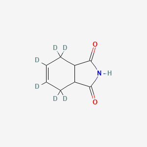 molecular formula C8H9NO2 B561748 1,2,3,6-四氢邻苯二甲酰亚胺-3,3,4,5,6,6-d6 CAS No. 1020719-96-3