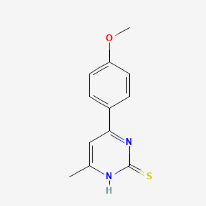 4-(4-methoxyphenyl)-6-methyl-2-pyrimidinethiol