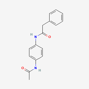molecular formula C16H16N2O2 B5617587 N-[4-(acetylamino)phenyl]-2-phenylacetamide 