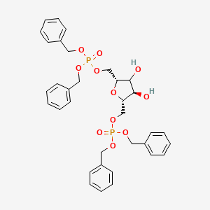 molecular formula C34H38O11P2 B561759 2,5-Anhydro-D-glucitol-1,6-bis-(dibenzylphosphate) CAS No. 1246812-10-1