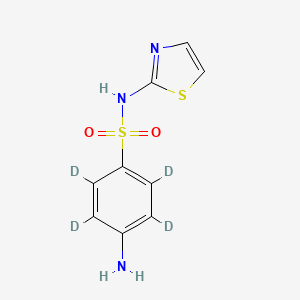 molecular formula C9H9N3O2S2 B561765 Sulfathiazole-d4 CAS No. 1020719-89-4