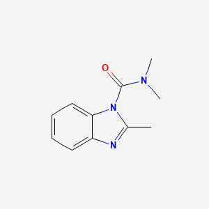 molecular formula C11H13N3O B5617667 N,N,2-trimethyl-1H-benzimidazole-1-carboxamide 