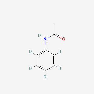 molecular formula C8H9NO B561771 Acetanilide-d6 CAS No. 141801-46-9