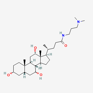 molecular formula C29H52N2O4 B561773 3-(Cholamidopropyl)-1,1-dimethamine CAS No. 76555-98-1