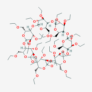 molecular formula C84H154O35 B056178 全乙基化β-环糊精 CAS No. 111689-01-1