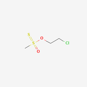 molecular formula C3H7ClO2S2 B561780 2-Chloroethyl Methanethiosulfonate CAS No. 13700-02-2