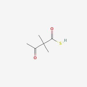 2,2-dimethyl-3-oxobutanethioic S-acid