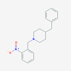 molecular formula C19H22N2O2 B5617913 4-benzyl-1-(2-nitrobenzyl)piperidine 