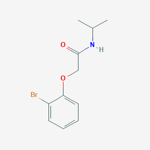 molecular formula C11H14BrNO2 B5618018 2-(2-bromophenoxy)-N-isopropylacetamide 