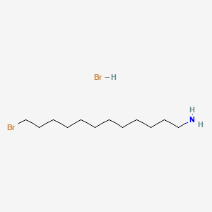 molecular formula C12H27Br2N B561804 12-Bromo-1-aminododecane, Hydrobromide CAS No. 14502-45-5