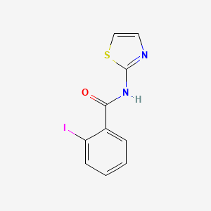 molecular formula C10H7IN2OS B5618049 2-iodo-N-1,3-thiazol-2-ylbenzamide CAS No. 312756-51-7