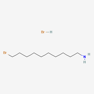 molecular formula C10H23Br2N B561806 10-Bromo-1-aminodecane, Hydrobromide CAS No. 24566-82-3