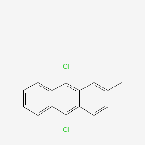 molecular formula C17H16Cl2 B561819 9,10-Dichloro-2,6(7)-dimethylanthracene CAS No. 1216955-83-7
