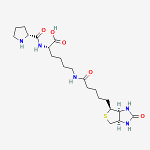 molecular formula C21H35N5O5S B561829 生物素-L-脯氨酸 CAS No. 1356931-03-7