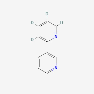 molecular formula C10H8N2 B561851 Isonicoteine-3,4,5,6-d4 CAS No. 1020719-56-5