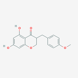 molecular formula C17H16O5 B561852 3,9-Dihydroeucomin CAS No. 887375-68-0
