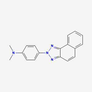 molecular formula C18H16N4 B5618541 N,N-dimethyl-4-(2H-naphtho[1,2-d][1,2,3]triazol-2-yl)aniline 
