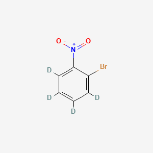 molecular formula C6H4BrNO2 B561864 1-Bromo-2-nitrobenze-d4 CAS No. 1020720-09-5