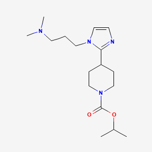 isopropyl 4-{1-[3-(dimethylamino)propyl]-1H-imidazol-2-yl}-1-piperidinecarboxylate