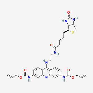 2,7-Bis(alloxycarbonylamino)-9-(biotinylaminoethylamino)acridine