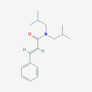 molecular formula C17H25NO B5618869 N,N-diisobutyl-3-phenylacrylamide 
