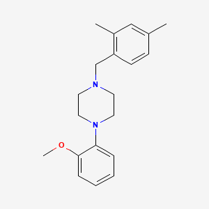 molecular formula C20H26N2O B5618888 1-(2,4-dimethylbenzyl)-4-(2-methoxyphenyl)piperazine 
