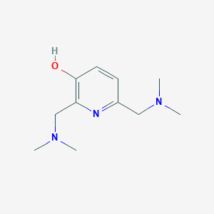 molecular formula C11H19N3O B056189 2,6-双[(二甲氨基)甲基]吡啶-3-醇 CAS No. 2168-17-4