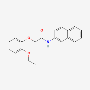 molecular formula C20H19NO3 B5618900 2-(2-ethoxyphenoxy)-N-2-naphthylacetamide 