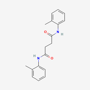 molecular formula C18H20N2O2 B5619017 N,N'-bis(2-methylphenyl)succinamide 