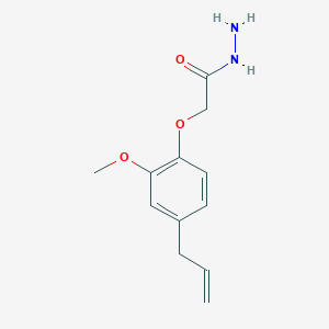 molecular formula C12H16N2O3 B5619024 2-(4-allyl-2-methoxyphenoxy)acetohydrazide 
