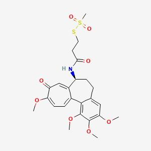 molecular formula C24H29NO8S2 B561915 Colchicine Methanethiosulfonate CAS No. 1217821-52-7