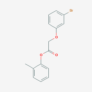 molecular formula C15H13BrO3 B5619196 2-methylphenyl (3-bromophenoxy)acetate 