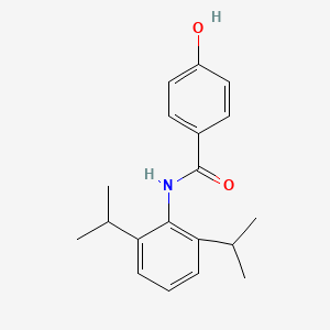 molecular formula C19H23NO2 B5619271 N-(2,6-diisopropylphenyl)-4-hydroxybenzamide 