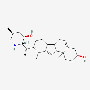molecular formula C27H41NO2 B561942 Despiro Cyclopamine CAS No. 4243-43-0