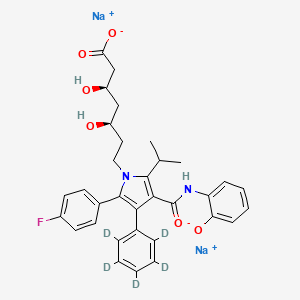 molecular formula C33H33FN2Na2O6 B561949 2-Hydroxy Atorvastatin-d5 Disodium Salt CAS No. 1276537-19-9