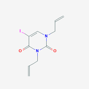 molecular formula C10H11IN2O2 B5619498 1,3-diallyl-5-iodo-2,4(1H,3H)-pyrimidinedione 