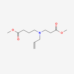 molecular formula C12H21NO4 B561954 Methyl 4-[N-Allyl-N-(2-methoxycarbonylethyl)]aminobutyrate CAS No. 887406-90-8