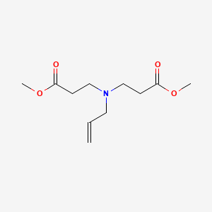 molecular formula C11H19NO4 B561955 Methyl 3-[N-Allyl-N-(2-methoxycarbonylethyl)]aminopropionate CAS No. 887406-92-0