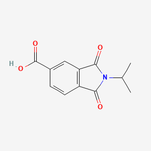 molecular formula C12H11NO4 B5619634 2-isopropyl-1,3-dioxo-5-isoindolinecarboxylic acid CAS No. 137247-86-0