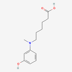 molecular formula C13H19NO3 B561964 N-(5-Carboxypentyl)-3-hydroxy-N-methylaniline CAS No. 887353-92-6