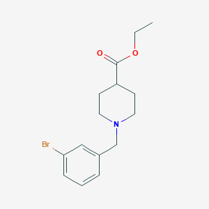 molecular formula C15H20BrNO2 B5619646 ethyl 1-(3-bromobenzyl)-4-piperidinecarboxylate 