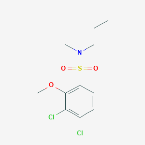 molecular formula C11H15Cl2NO3S B5619718 3,4-dichloro-2-methoxy-N-methyl-N-propylbenzenesulfonamide 