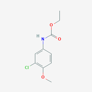 molecular formula C10H12ClNO3 B5619765 ethyl (3-chloro-4-methoxyphenyl)carbamate 
