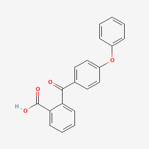 molecular formula C20H14O4 B5619781 2-(4-phenoxybenzoyl)benzoic acid CAS No. 42797-21-7
