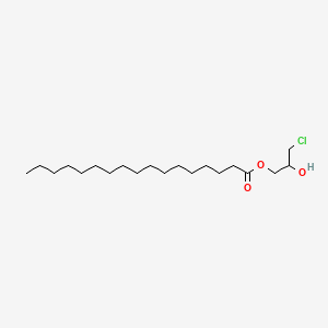 molecular formula C20H39ClO3 B561980 3-Chloro-2-hydroxypropyl heptadecanoate CAS No. 87505-04-2