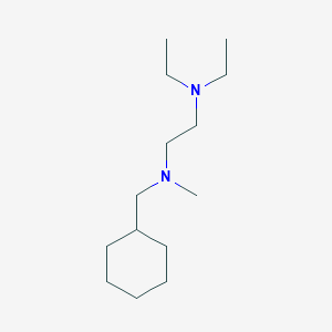 molecular formula C14H30N2 B5619802 (cyclohexylmethyl)[2-(diethylamino)ethyl]methylamine 