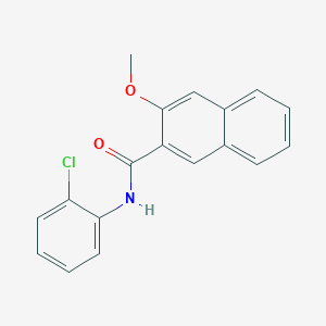 molecular formula C18H14ClNO2 B5619808 N-(2-chlorophenyl)-3-methoxy-2-naphthamide 