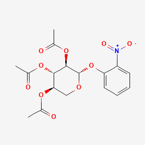 molecular formula C17H19NO10 B561988 2-硝基苯基 2,3,4-三-O-乙酰-β-D-木糖吡喃苷 CAS No. 10256-24-3