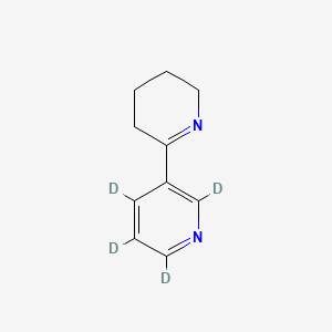 molecular formula C10H12N2 B561989 阿纳贝碱-d4 CAS No. 1020719-05-4